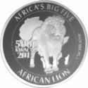 5,000 Kwacha (African Lion)