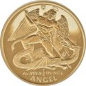 ½ Angel (Archangel Michael Slaying the Dragon - Gold)