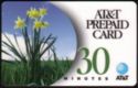 'AT&T Prepaid Card' Yellow Flowers at Left (Exp 05/30/99)