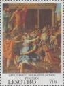 Nicolas Poussin: Rape of the Sabine Women, left