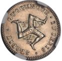 ½ Pence (James Stanley, Frosted Cap)