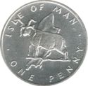 1 Penny (Manx Loaghtyn - Silver edition)