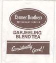 Darjeeling Blend Tea, name on flap thick letters
