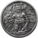 1oz Antique Silver Nordic Creatures Series, Frost Giant