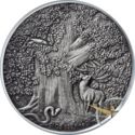 1oz Antique Silver Nordic Creatures Series, Frost Giant