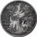 5oz Antique Silver Nordic Creatures Series, Frost Giant