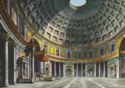 Roma. Interior of the Pantheon
