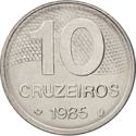 10 Cruzeiros (Thin Planchet 1,60 mm)