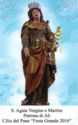"Agatha Virgin and Martyr", Alì, Sicily - Saints (F)