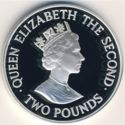 2 Pounds (40th. Anniv. Coronation Queen Elisabeth II)