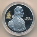 5 Pounds (Battle of Trafalgar, Portrait of Nelson)