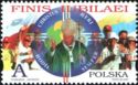 Pope John Paul II, Emblem and Crowd