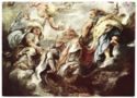 Peter Paul Rubens. Apotheosis of Jacob I. Sketch. 1630-1635