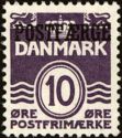 Figure wave type overprint POSTFÆRGE