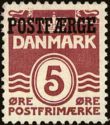 Figure wave type overprint POSTFÆRGE