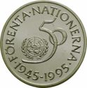 5 Kronor (50th Anniversary - United Nations)