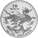 10 Won (Blue dragon)