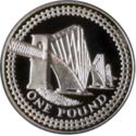 1 Pound (Forth Railway Bridge - Silver edition)