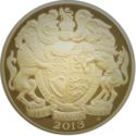 5 Pounds (Queen Elizabeth II Portrait Through the Years - Gold)