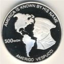500 Won (Amerigo Vespucci)