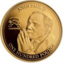 100 Pounds (Pope John Paul II - Gold)