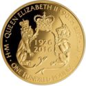 100 Pounds (Queen Elizabeth II 90th Brithday - Gold)