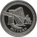1 Pound (Forth Railway Bridge - Silver)