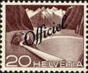 Grimsel Reservoir (overprinted "Officiel")
