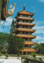 Saigon Hochiminh City. Bell Tower Vinh Nghiem Pagoda