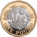 1 Pound (Nations of the Crown - Platinum edition)