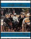 Queen Elizabeth in phaeton at Trooping the Colour, 1996