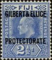 King Edward VII (Fiji),overprinted