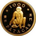 1,000 Patacas (Year of the Monkey)