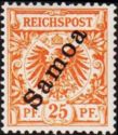 overprint on Reichpost