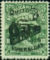 Overprint Quito-Esmeralda 1926 and Locomotive