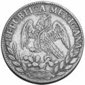 2 Reales (FIRST REPUBLIC. Estado de Mexico)