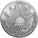 2 Reales (FIRST REPUBLIC. Estado de Mexico)