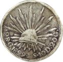 2 Reales (FIRST REPUBLIC. Guadalajara)