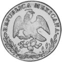 8 Escudos (FIRST REPUBLIC. Guadalupe y Calvo)