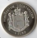 5 Euro (125 Years of Liechtenstein Railroads)