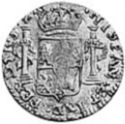 ½ Real (Durango - Royalist Coinage)