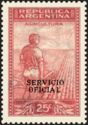 Agriculture - Overprint "SERVICIO OFICIAL" (10¾ mm)