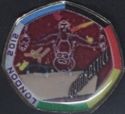 50 Pence (London Olympics, Gymnastics - Coloured)