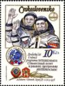 Cosmonauts Remek and Gubarev Waving