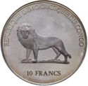 10 Francs (25th Anniversary of visit John Paul II)
