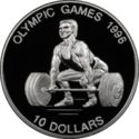 10 Dollars (XXVI Summer Olympic Games 1996 Atlanta -Weightlifting)