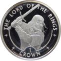 1 Crown (Lord of the Rings, Aragorn With Broadsword - Silver)