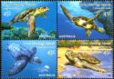Sea Turtles Species se-tenant block of 4