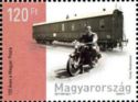 Travelling post office and a motorcycle
