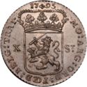 10 Stuiver (X - 1/2 Gulden - Utrecht)